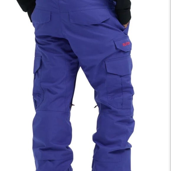 Burton Cargo Shell snowboarding pants men’s XL looser fit • royal blue (purple) - Picture 5 of 16